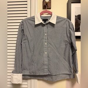 J.Crew Striped Button Down